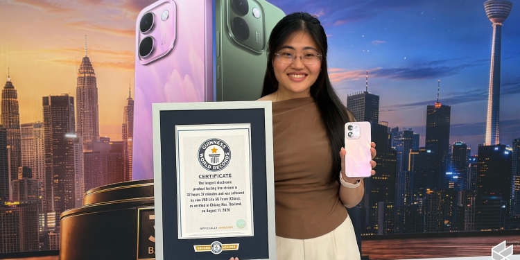 Vivo V80 Lite 5G cipta rekod dunia dengan bateri 10,000mAh, tempahan kini dibuka
