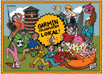 Sentuhan ‘Doodle’ Izzati Suza cipta muka depan jam tangan Garmin edisi terhad