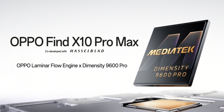 Oppo Find X10 Pro Max jadi antara telefon pertama guna cip Dimensity 9600 Pro 2nm