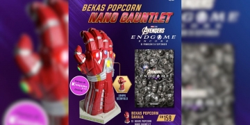 GSC keluarkan bekas popcorn eksklusif Nano Gauntlet Iron Man RM159!
