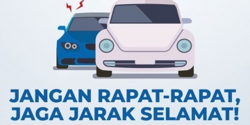 Pandu kereta tak jaga jarak, denda RM1,000 dikenakan pada pembuli jalan raya!