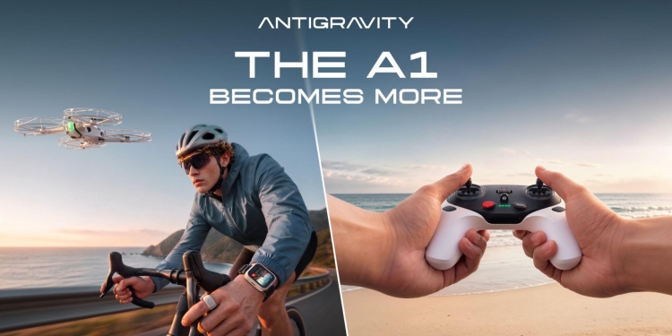 Dron Antigravity A1 8K 360 kini ditawar bersama Follow Me Bundle & Remote Controller di Malaysia